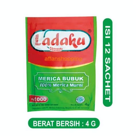 Jual Ladaku Merica Bubuk Gr X Pcs Shopee Indonesia