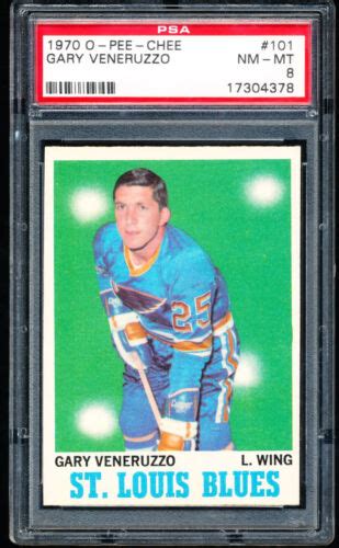 1970 O PEE CHEE OPC 101 GARY VENERUZZO PSA 8 NM MT EBay