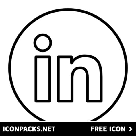 Free Linkedin Logo Circular Svg Png Icon Symbol Download Image