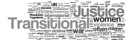 Transitional Justice An Instrument Against Wartime Sexualised