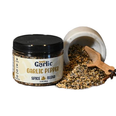 Garlic Pepper Blend Simply Garlic