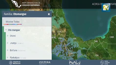 Mapa Interactivo De Lenguas Ind Genas Del Inali Youtube