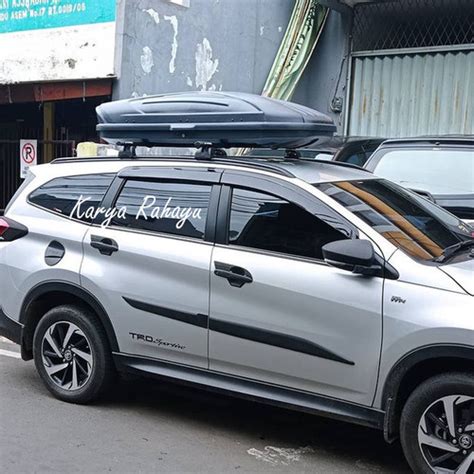 Jual Roof Box Bagasi Atas Mobil All New Rush Putih Jakarta Pusat