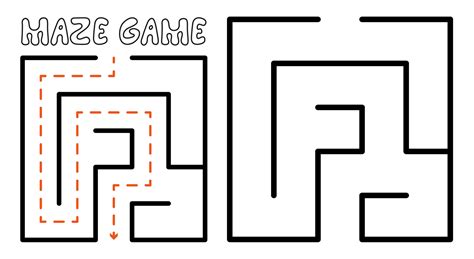 Jeu De Labyrinthe Pour Les Enfants Labyrinthe Simple Avec Solution