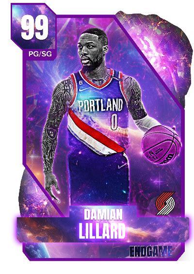 NBA 2K23 2KDB Custom Card Damian Lillard 2k24 Endgame