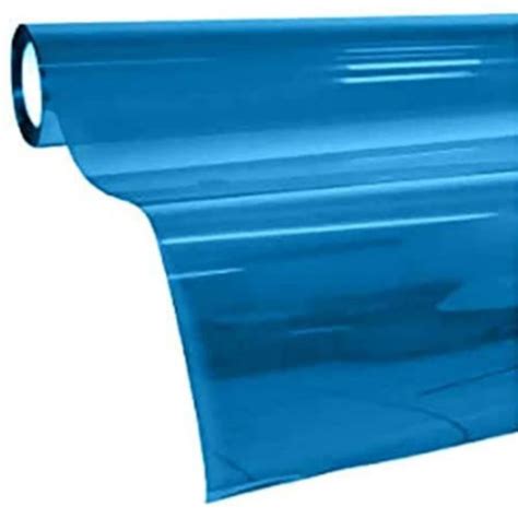 Insulfilm Rolo Azul Espelhado 3mt X 50cm P Vidros Casa Sacada Carro