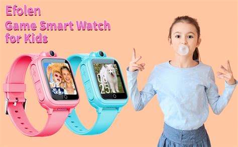 Efolen Smartwatch Kinder Voller Touchscreen 14 Spiele Kinderuhr Mit