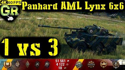 World Of Tanks Panhard Aml Lynx 6x6 Replay 7 Kills 3 9k Dmg Patch 1 4