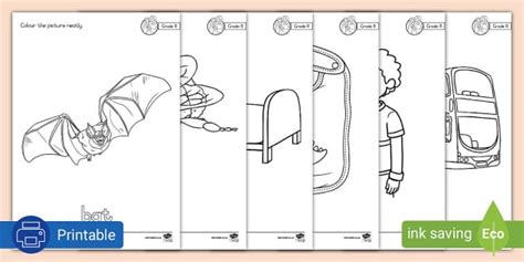 Gr R Phonics Colouring Pages Letter B öğretmen Yaptı