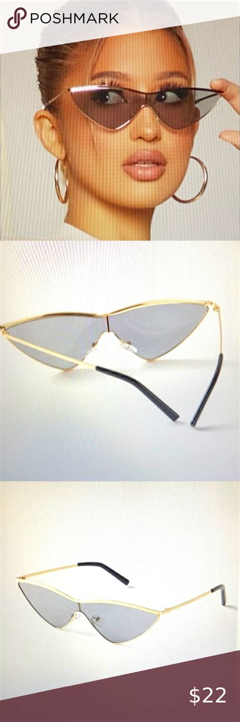 Cat Eye Gold Rim Tinted Sunglasses Tinted Sunglasses Gold Rims