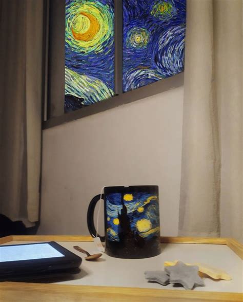 Caneca A Noite Estrelada Van Gogh Noite Estrelada Van Gogh Van