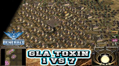 Command Conquer Generals Zero Hour GLA Toxin General 1 Vs 7 HARD