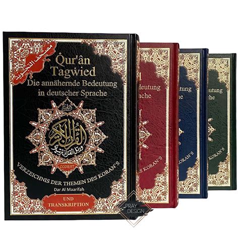 Deutscher Tajwied Quran Pray Design