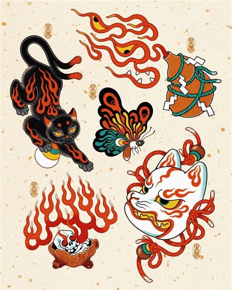 Instagram Satoyume Tattooist Traditional Japanese Tattoo Flash