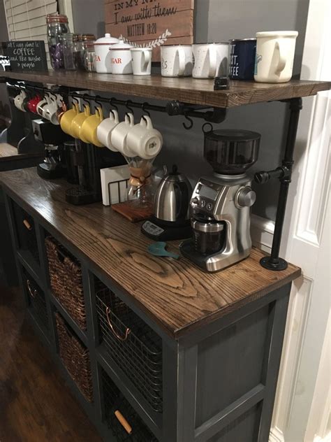 Eddie 3 Coffee Bar In 2020 Coffee Bar Home Home Coffee Stations Small Apartment Decorating