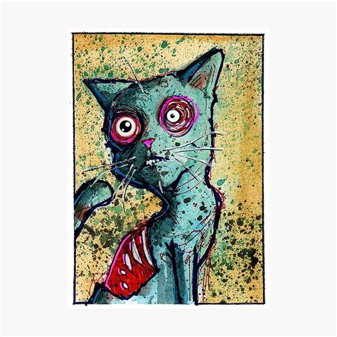 Zombie Cat Drawing | Free download on ClipArtMag