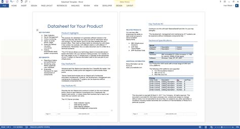 Technical Writing Templates (MS Word/Excel) – Templates, Forms ...