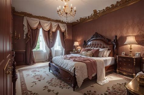 Premium AI Image Effortless Elegance Classic Bedroom Design