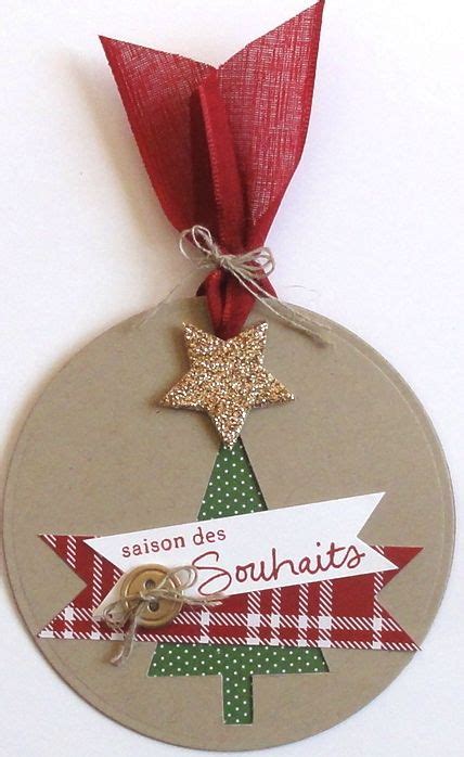 Meilleurs Voeux Papier Ciseaux Etc Christmas Gift Tags Handmade