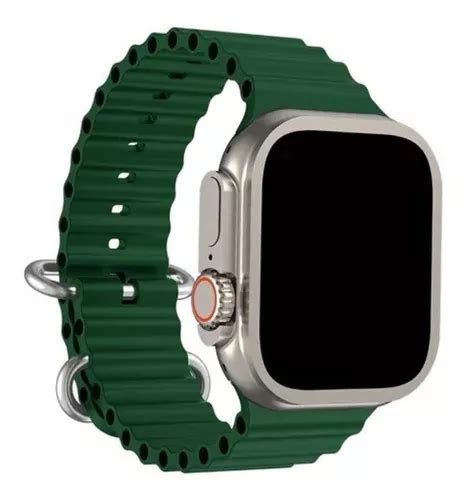 Pulsera Ocean Para Apple Watch Ultra Mm Color Verde