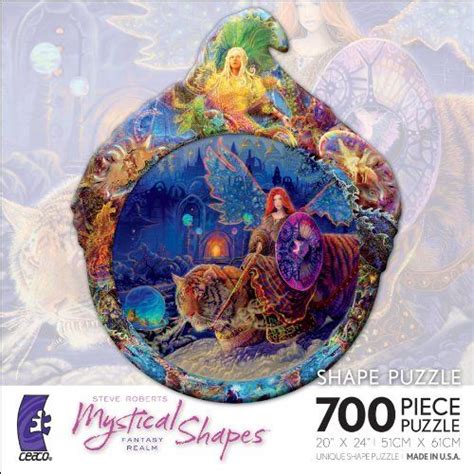 Mystical Shapes Fantasy Realm Emerald City Shaped Jigsaw Puzzles