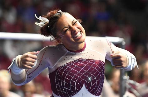 No 4 Alabama Gymnastics Bounds Past Third Ranked Mizzou To Open Sec