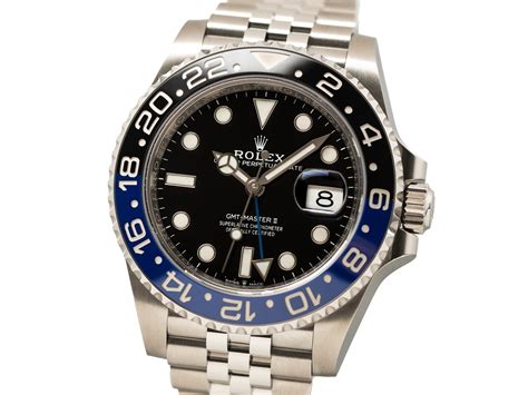 Rolex Gmt Master Ii Batgirl Ref Blnr Steel Jubilee Box Papers Bj