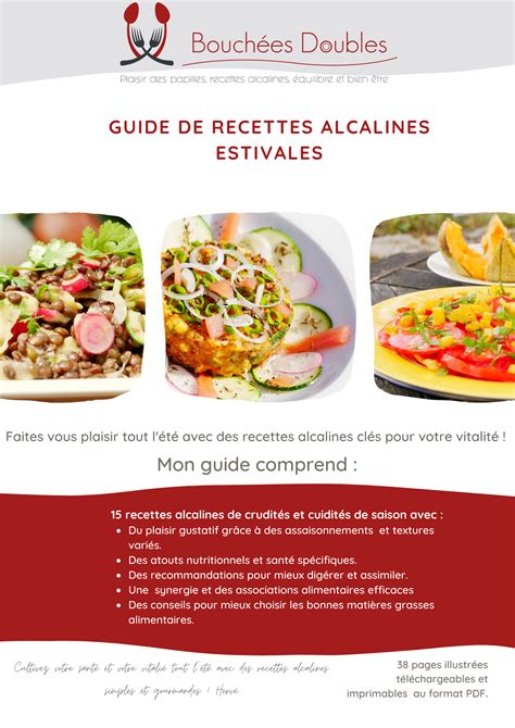 Guide De Recettes Alcalines Estivales