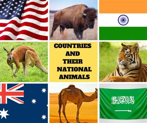 Countries and their National Animals - Remember Animals