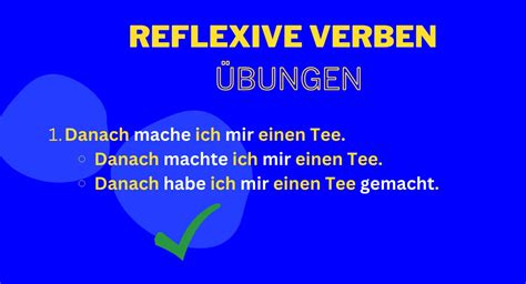 Reflexive Verben Übungen Deutsch Lernen Bilal Hassan