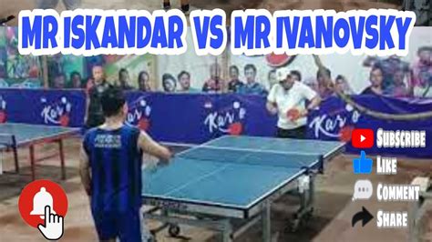 CLASH OF TWO TABLE TENNIS PLAYER LONG PIPS IVANOVSKY PORTAL VAGABOND