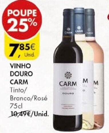 Promoção VINHO DOURO CARM 75cl em Pingo Doce