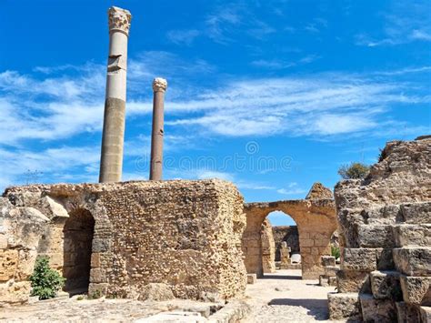Archaeological Site Of Carthage Stock Photo Image Of Baths Landmark
