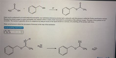 Solved Chi Esters Can Be Synthesized By An Chegg