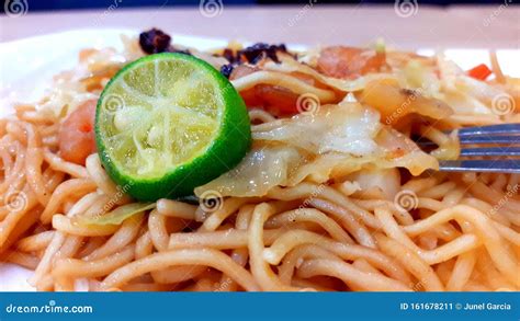Hot And Spicy Pancit Canton Pinoy Foods Stock Image Image Of Spicy Noodles 161678211