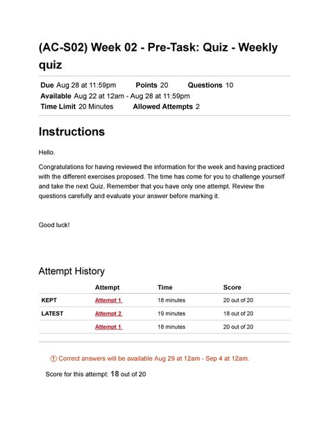 AC S02 Week 02 Pre Task Quiz Weekly Quiz Ingles III 19278 AC