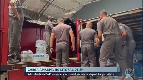 Pm De Rio Preto Envia Carretas E Viaturas Lotadas De Produtos Para