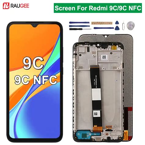 6 53display For Xiaomi Redmi 9c Lcd Display Touch Screen Digitizer