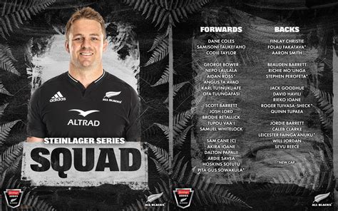 Six New Caps In All Blacks Squad For 2022 Steinlager Series Against