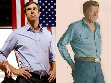 Vanity Fairs Cover Of Beto Orourke Echoes An Iconic Portrait Reagan