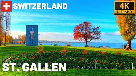 St Gallen Switzerland Walking Tour In St Gallen Switzerland K Youtube