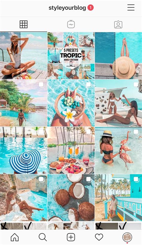 Tropic Presets Mobile Desktop Lightroom For Instagram Etsy