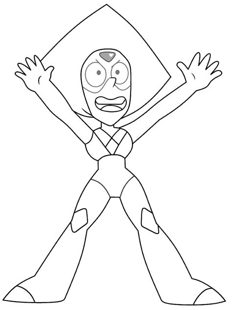 Steven Universe Peridot Coloring Page Free Printable Coloring Pages