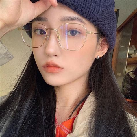 On Instagram New Glasses Pretty Korean Girl Ulzzang With