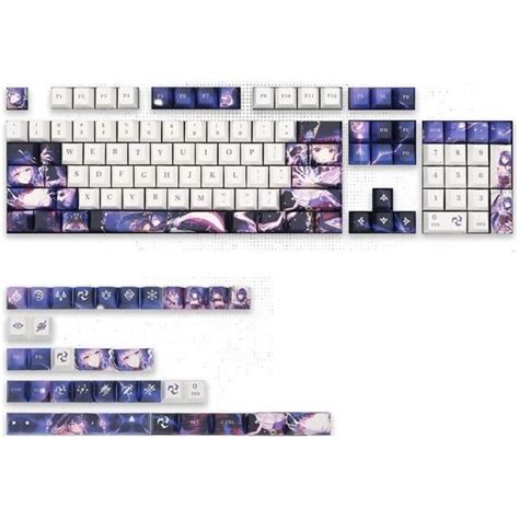 Anime Game Keycap Th Me Cosplay M Canique Clavier Keycaps Key Caps