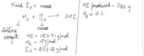 SOLVED For The Following Reaction 6 70 Grams Of Bydrogen Gas Are