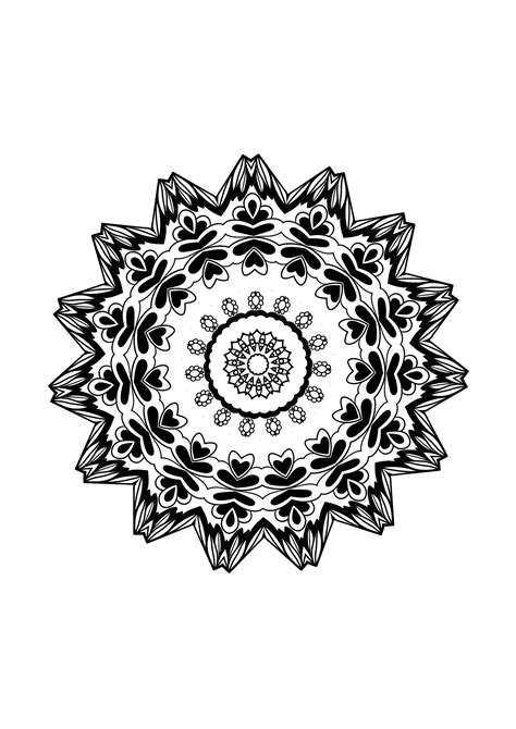 Image De Mandala Deja Colorier Mandala Soleil Rf Mandalas