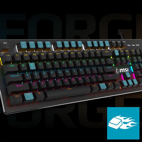 MSI FORGE GK300 COMBO BLUE SWITCHES Gaming Keyboard Gaming Mouse