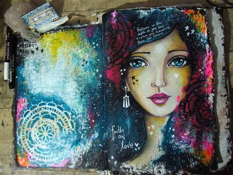 Pin By Natalie May On Face Time Whimsical Art Paintings Art Journal