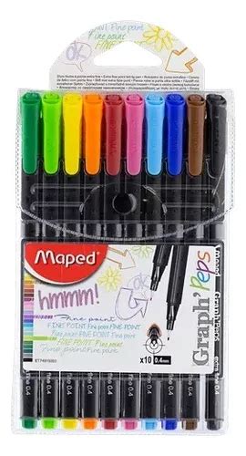 Caneta Maped Fineliner Graph Peps C Cores Parcelamento Sem Juros